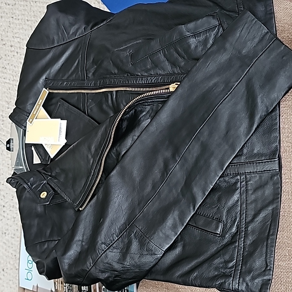 Michael Kors Leather Jacket - Picture 13 of 15